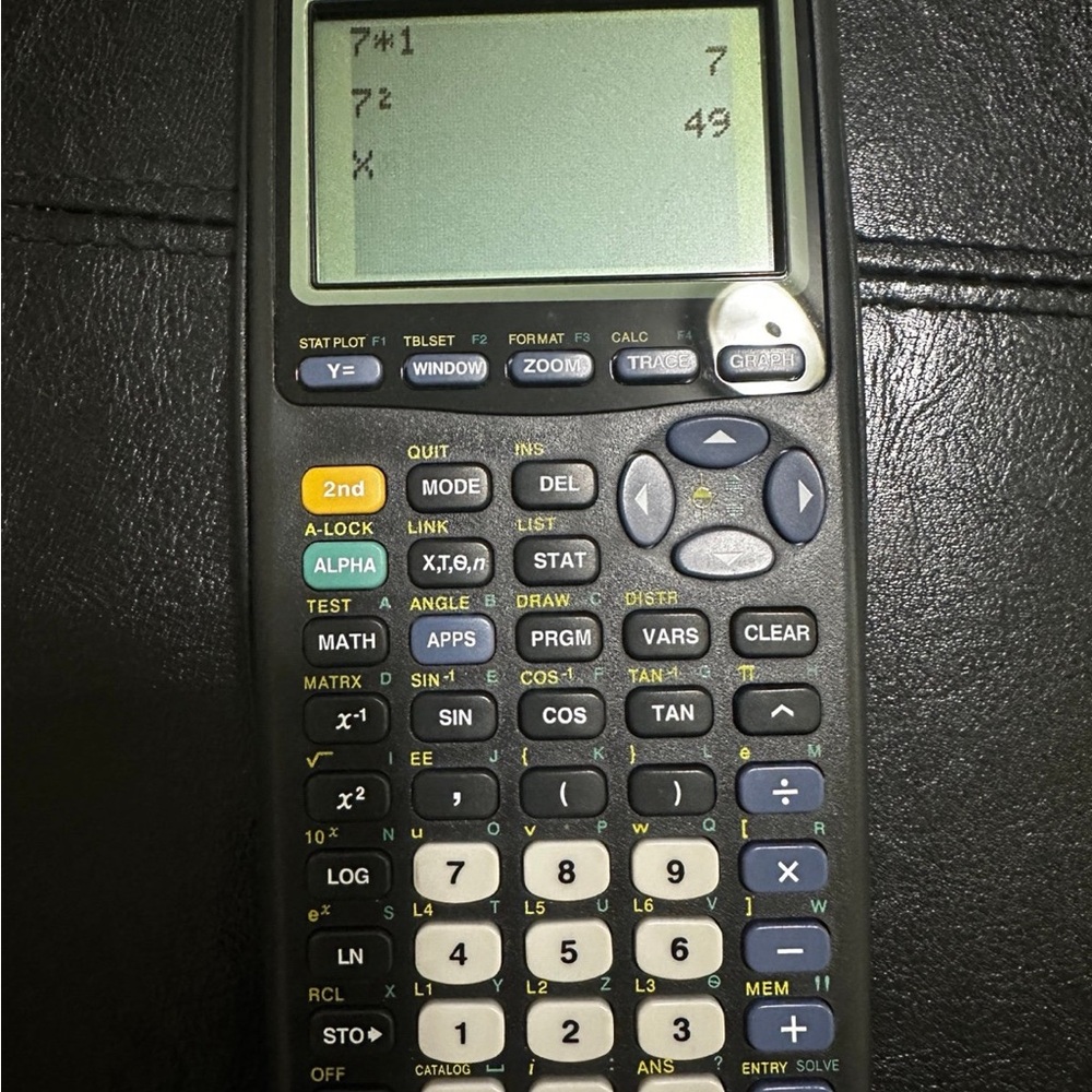 TI-83 Plus Calculator with case and new batteries!